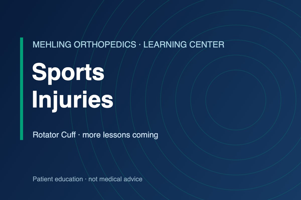 Rotator Cuff Injury